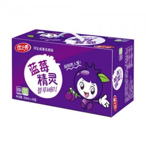 飲之秀藍(lán)莓精靈飲料箱裝24盒