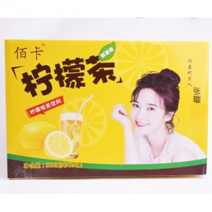 佰卡檸檬茶罐裝1X24 紙箱(新包裝）