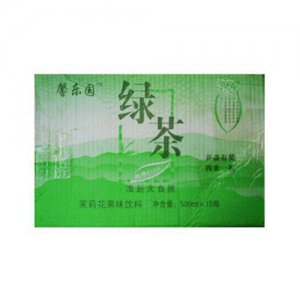 馨樂(lè)園綠茶茉莉花果味飲料500ml15瓶裝