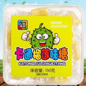 心味果園卡通榴蓮味糖150