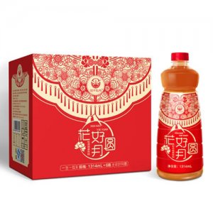 1314mlx6瓶花好月圓牡丹花茶飲料