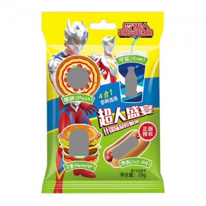 糖尚玩超人盛宴什錦味凝膠糖果28g