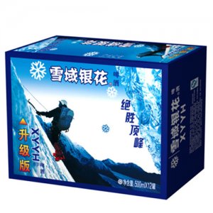 雪域銀花絕勝頂峰啤酒箱裝500mlX12