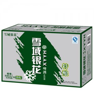 雪域銀花雪域銀花特釀啤酒箱裝330mX24