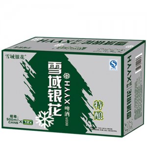 雪域銀花雪域銀花特釀啤酒箱裝500mlX12