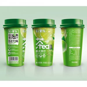 粒果樂泰式青檸果汁茶飲料400ml