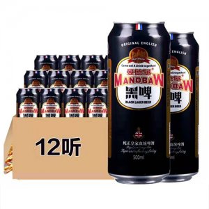 圣元曼德堡黑啤500mlx12罐