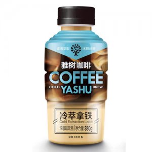 東鴻雅樹咖啡冷萃拿鐵濃咖啡飲品380ml