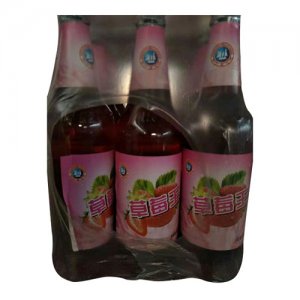 歸一漢斯果嗨草莓王啤酒500mlx6瓶