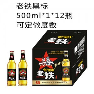 東方獵人老鐵黑標啤酒500mlx12罐