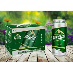 魅力山水啤酒500ml