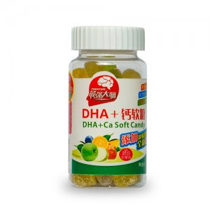 最強大腦DHA+鈣軟糖混合水果味130g