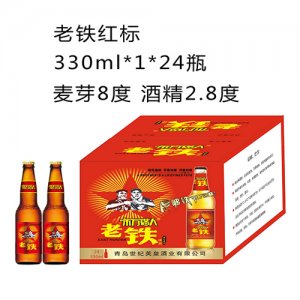 東方獵人老鐵紅標啤酒330mlx24瓶