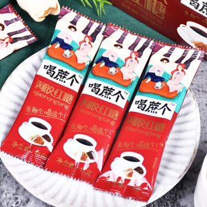喝蔗個阿膠紅糖18g