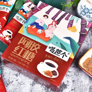 喝蔗個阿膠紅糖216g盒裝