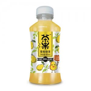菓雪梨綠茶400ml
