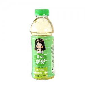 鑫南極蜜桃綠茶500ml