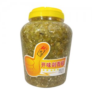 軒少爺醬腌菜開味剁青椒2kg