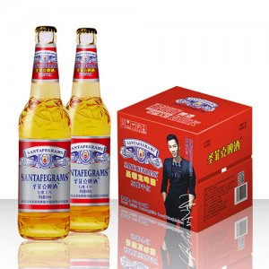 圣菲克大瓶啤酒500mlX12