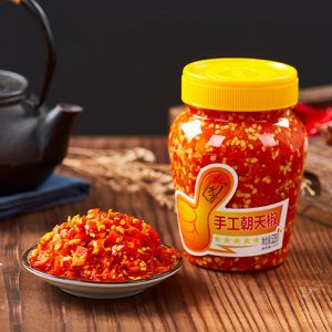 軒少爺醬腌菜手工朝天椒528g