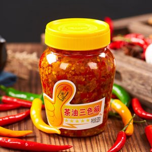 軒少爺醬腌菜茶油三色椒528g