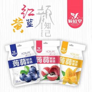 穎新堂蒟蒻鮮冰菓糕紅黃藍(lán)