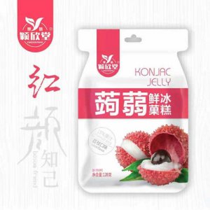 穎新堂蒟蒻鮮冰菓糕荔枝味