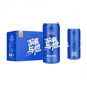 青島故事與他啤酒罐裝330ml
