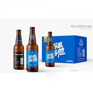青島故事與他啤酒瓶裝330ml