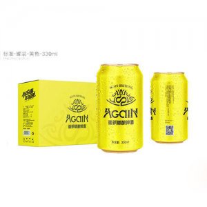 青島重萊精釀啤酒黃罐330ml