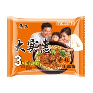 華眾香辣牛肉面