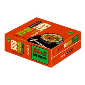 三太子煮著吃1X24+2包原湯牛肉味面