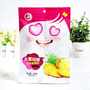 港洲水果軟糖菠蘿味102g
