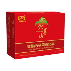 王老吉沁茗山蜂蜜柚子茶果味茶飲料310mlx24瓶