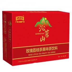 王老吉沁茗山玫瑰荔枝茶310mlx24瓶