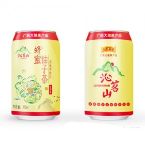 王老吉沁茗山蜂蜜柚子茶果味茶飲料310ml