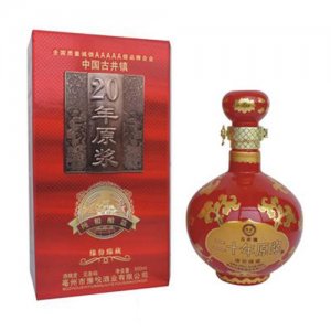 古井鎮緣份臻藏原漿酒20年紅瓶